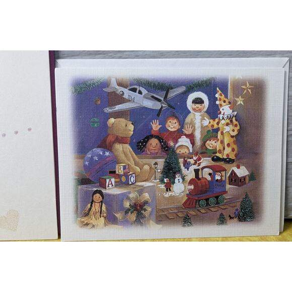 Lot of 3 Teddy Bear Vintage Greeting Cards Marriage Elder Anniversary Christmas - Picture 4 of 6